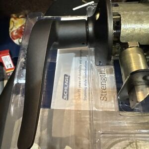 Schlage Sacramento Aged Bronze Passage Hall/Closet Door Lever Handle F10 V Sac